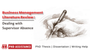 PhD management literature review - Phdassistance.com