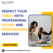 UK's Leading Services For Thesis Proofreading And Editing